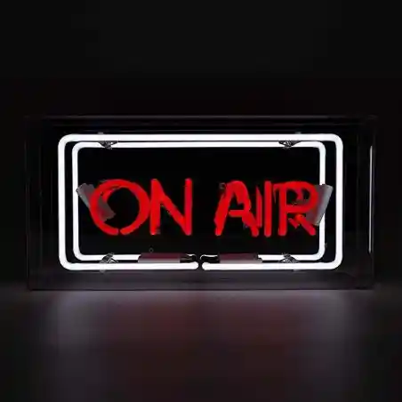 Vintage-Inspired On Air Neon Sign – Retro Light for Podcast Studio, DJ Booth Smithers Gifts £139.00      product_features