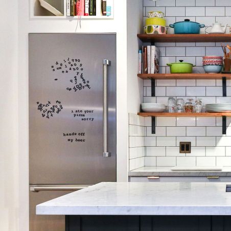 Alphabet Vintage Letter Fridge Magnets Smithers Archives &pound;10.00 product_features