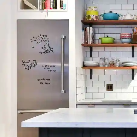 Alphabet Vintage Letter Fridge Magnets Smithers Archives &pound;10.00 product_features