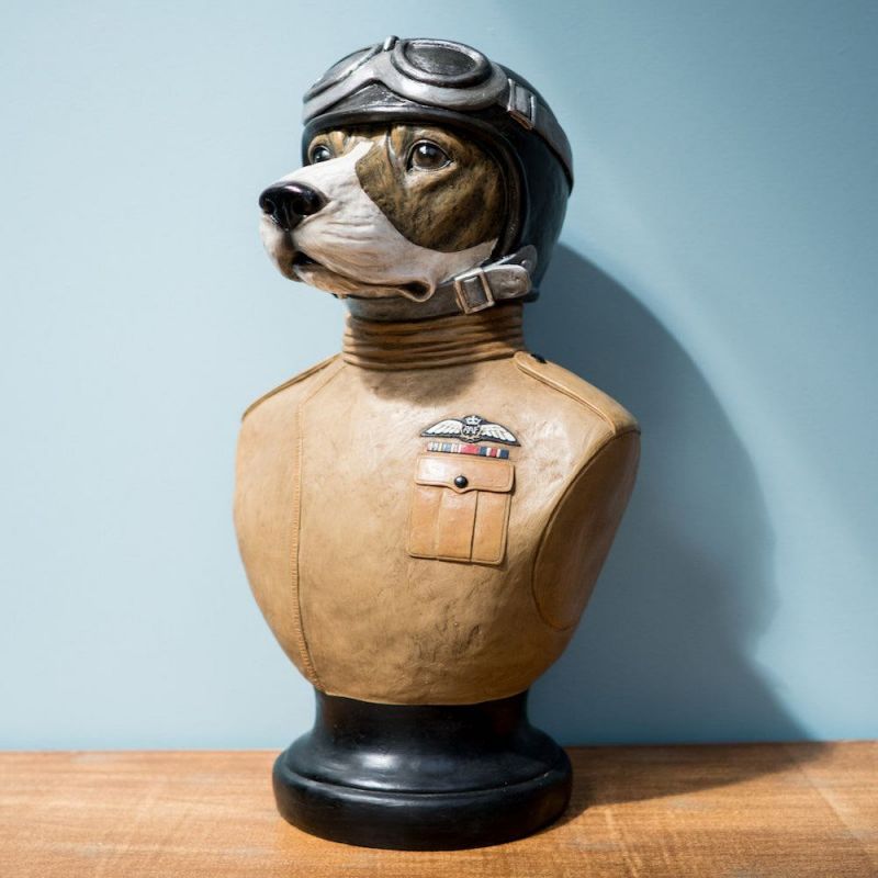Captain Maverick Dog Head Bust Smithers Retro Ornaments £120.00      product_features