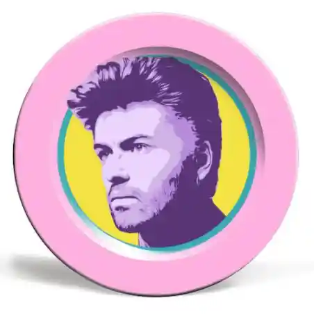 George Michael Art Plate Smithers Gifts &pound;28.00 product_features