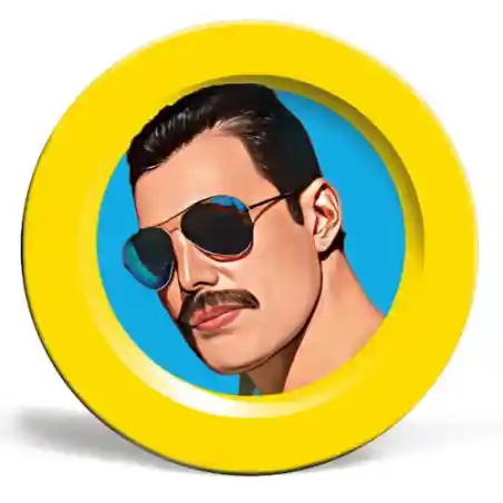 Freddie Mercury Art Plate Gifts &pound;30.00 product_features