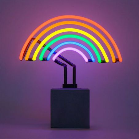 Rainbow Neon Light – Luxury Glass Wall Sign for Kids’ Room, Nursery Decor Smithers Your Custom Neon Sign & Neon Signs | Handm...