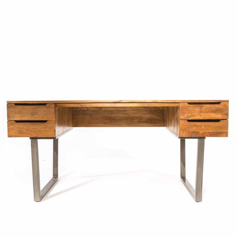 Factory Engineered Rustic Desk Smithers Office £998.00 Office Mango Wood product_features