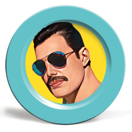 Freddie Mercury Art Plate Gifts &pound;30.00 product_features