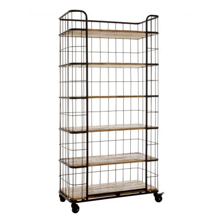 Industrial Warehouse Trolley With Wood Shelfs Retro Furniture &pound;877.00 All Rooms Fir Wood Iron product_features