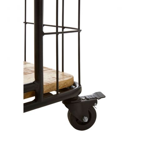 Industrial Warehouse Trolley With Wood Shelfs Retro Furniture &pound;877.00 All Rooms Fir Wood Iron product_features
