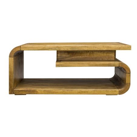 Stockholm Natural Curved Coffee Table & TV Unit Smithers Designer Furniture £591.00 Living Room Mango Wood product_features