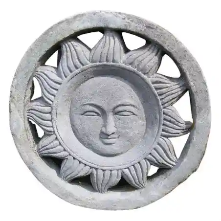 Large Concrete Sunrise Face Garden Sculpture Smithers Garden &pound;229.00 product_features