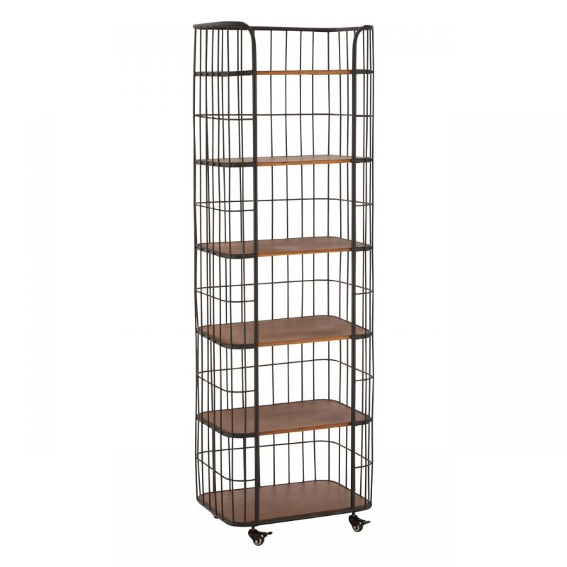 Warehouse Trolley Shelf Unit Retro Furniture £660.00 All Rooms Fir Wood Iron product_features