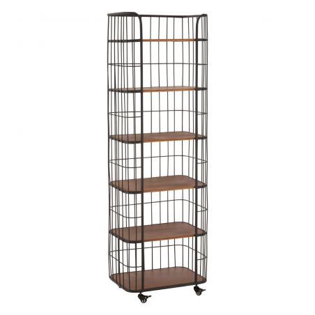 Warehouse Trolley Shelf Unit Retro Furniture £660.00 All Rooms Fir Wood Iron product_features