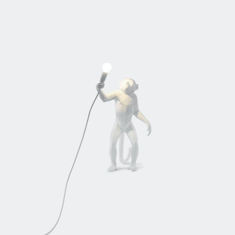 Seletti Standing Monkey Lamp White Smithers Seletti £268.00 All Rooms product_features