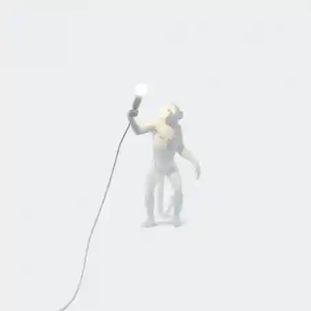 Seletti Standing Monkey Lamp White Smithers Seletti £268.00 All Rooms product_features