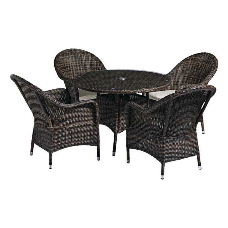 Brown Rattan Style Outdoor Dining Set Garden £2,200.00 product_features