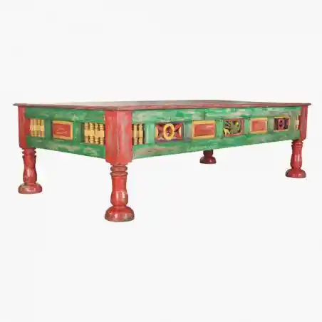 Colourful Antique Hand Carved Coffee Table Smithers Antique Furniture £1,797.00 Living Room Hardwood product_features