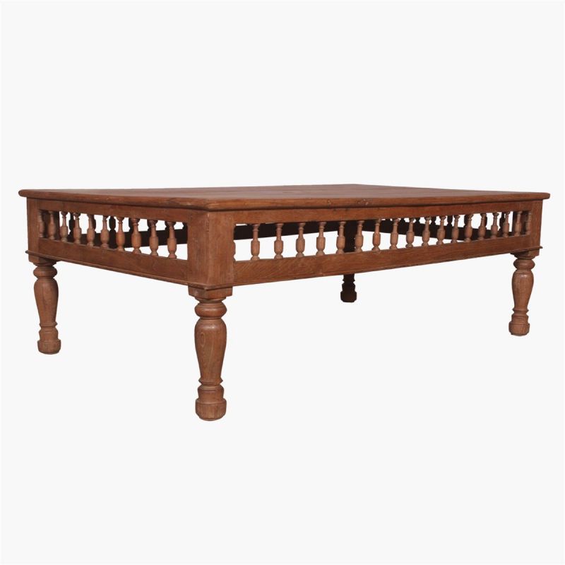 Antique Charpoi Teak Hand Carved Coffee Table Smithers Antique Furniture £1,054.00 Living Room Hardwood product_features