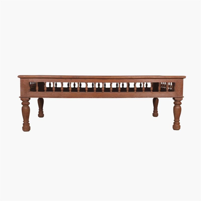 Antique Charpoi Teak Hand Carved Coffee Table Smithers Antique Furniture £1,054.00 Living Room Hardwood product_features