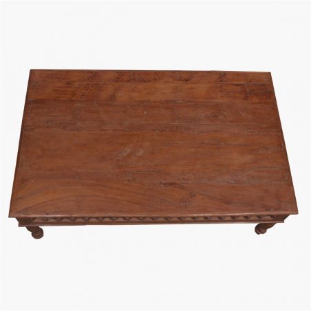 Antique Charpoi Teak Hand Carved Coffee Table Smithers Antique Furniture £1,054.00 Living Room Hardwood product_features