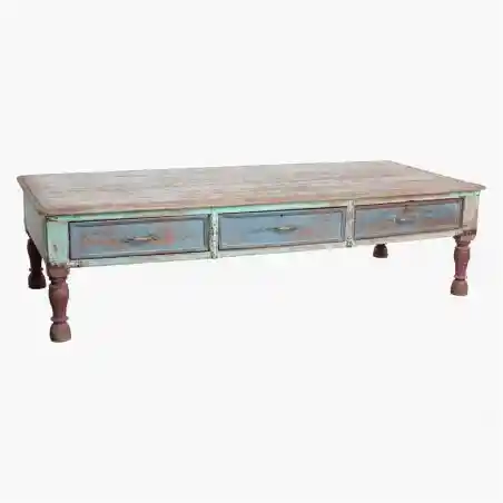 Large Antique, Blue Vintage Coffee Table Smithers Antique Furniture &pound;1,513.00 Living Room Hardwood product_features