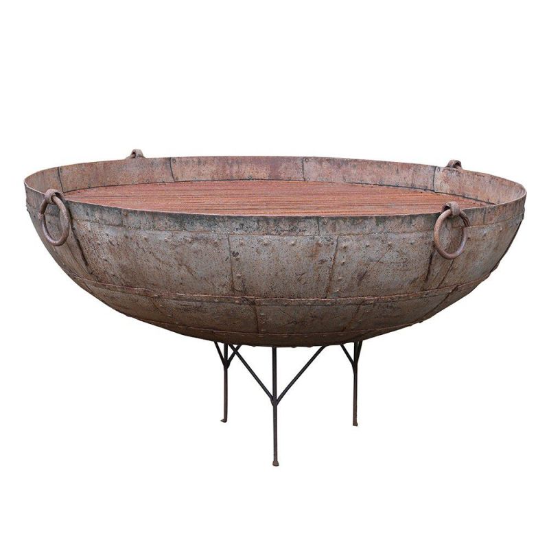 XL Indian Antique Fire Pit Kadia Garden £1,100.00 Iron product_features