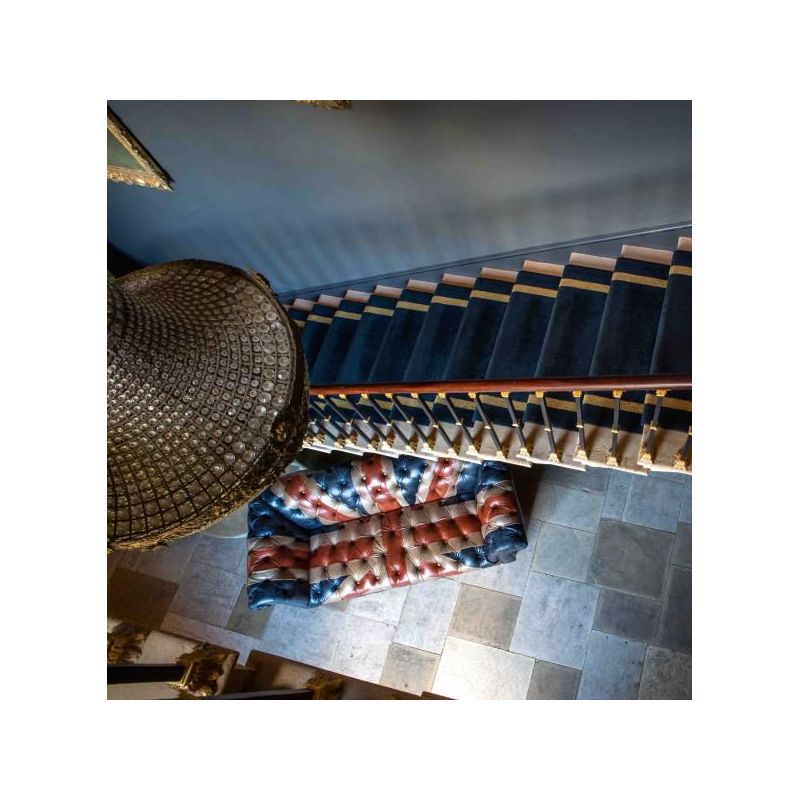 Union Jack Flag Leather Chesterfield Sofa Smithers Furniture £4,400.00 Entrance Hall product_features