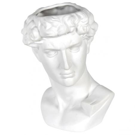 David Bust Vase - White  Retro Ornaments £50.00      product_features