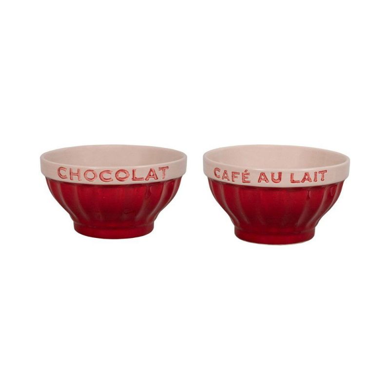 Enamel Chocolate Dessert Bowl Red Tableware £20.00 product_features