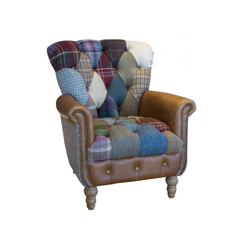 Gotham Patchwork Armchair Smithers Sofas and Armchairs £1,600.00 Entrance Hall product_features