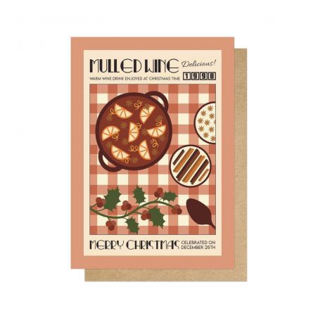 Mulled Wine Christmas Card  Christmas Cards £3.00      product_features