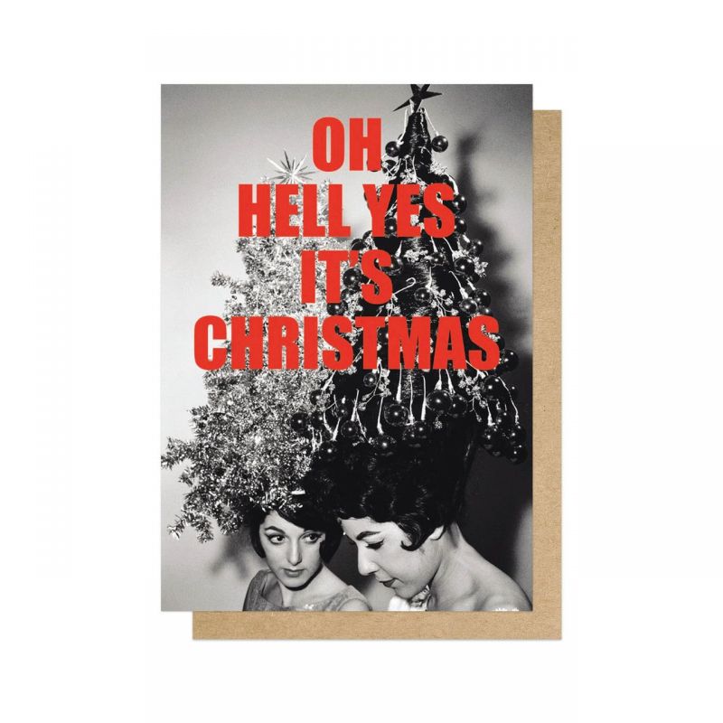 Hell Yes It's Christmas Card  Christmas Cards £3.00      product_features