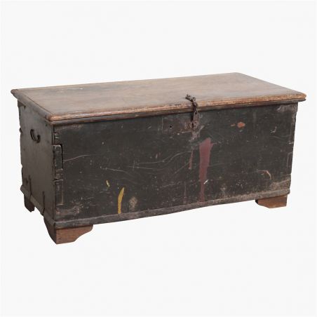 Black Teak Wood Storage Trunk Chest Smithers Furniture &pound;445.00 Living Room Teak Wood product_features