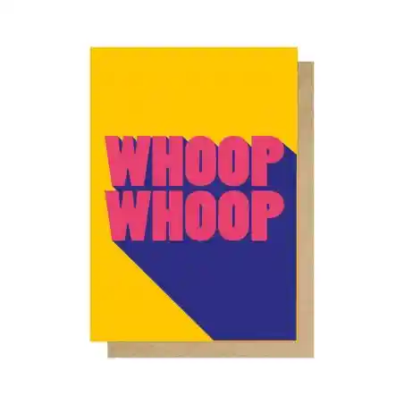 Whoop Whoop Greetings Card  Birthday Cards £3.00      product_features