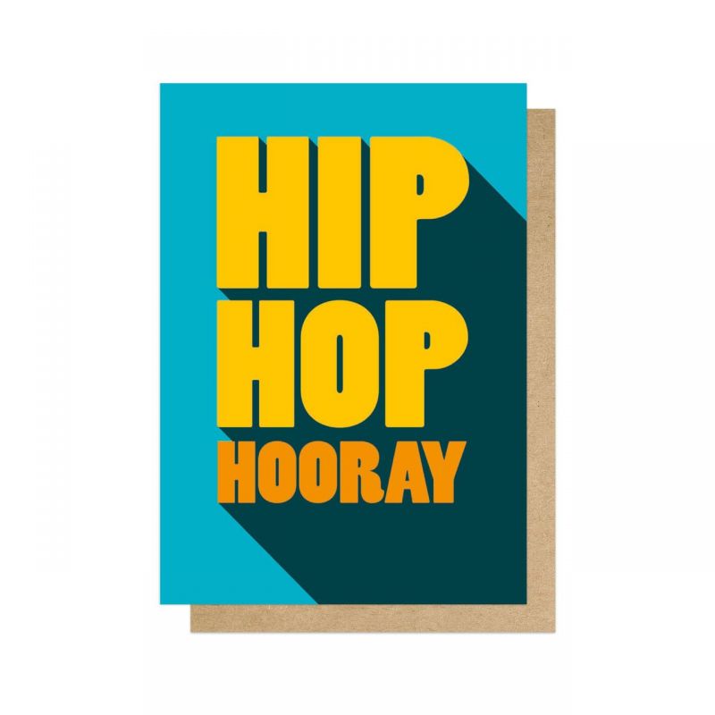 Hip Hop Hooray Greetings Card  Congratulations £3.00      product_features