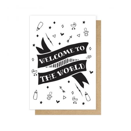 Welcome to the World Greetings Card  Congratulations £3.00      product_features