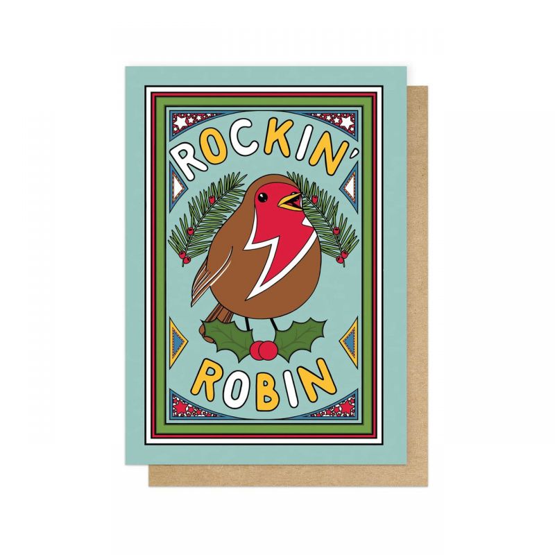 Rockin' Robin Christmas Card  Christmas Cards £3.00      product_features