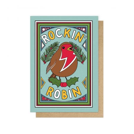Rockin' Robin Christmas Card  Christmas Cards £3.00      product_features