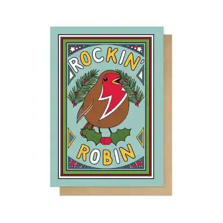 Rockin' Robin Christmas Card  Christmas Cards £3.00      product_features