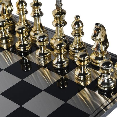 Oversized Gold & Silver Chess Board Set Smithers Archives £202.00      product_features