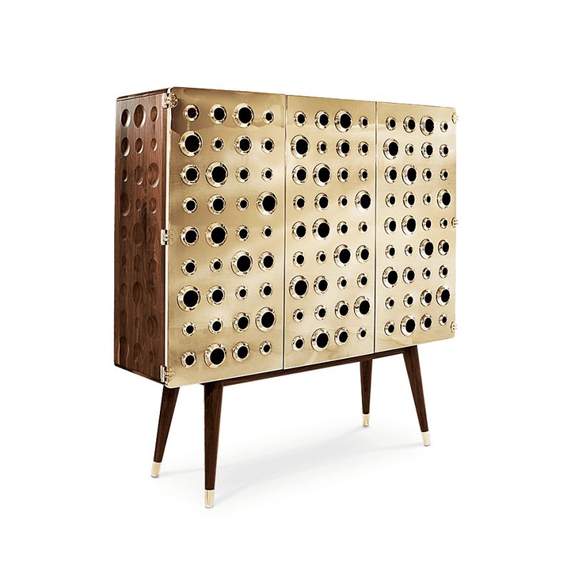 Monocles Gold Cabinet delightfull Designer Furniture £20,000.00 Walnut Gold Plated product_features