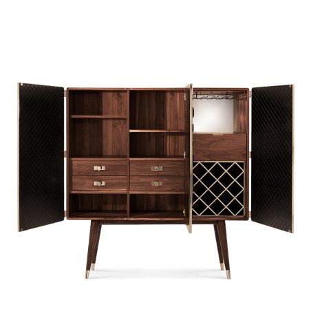 Monocles Gold Cabinet delightfull Designer Furniture £20,000.00 Walnut Gold Plated product_features