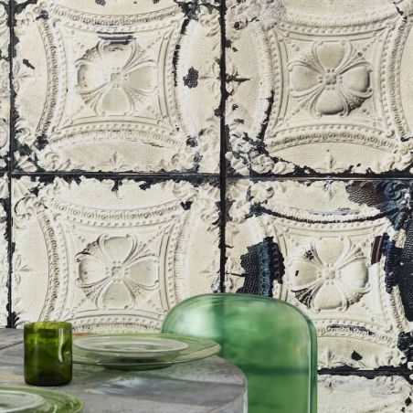 Brooklyn Tile Effect Wallpaper – Vintage Style for Bold Interiors NLXL Wallpaper £259.00 product_features