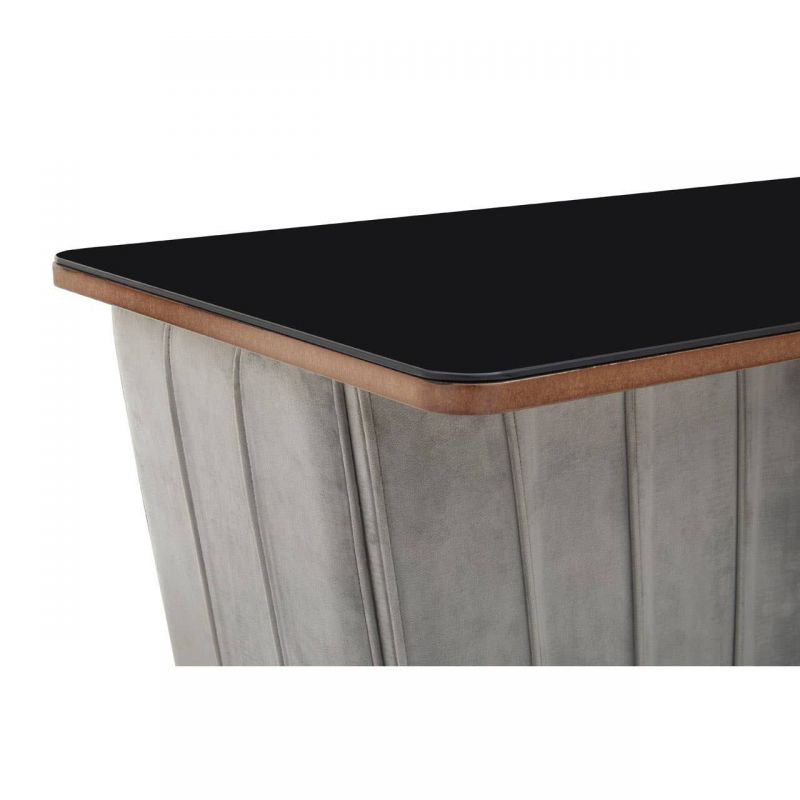 Frank Sinatra Grey Velvet Home Bar Set Smithers Home Bars £1,375.00 Living Room Reclaimed Boat Wood product_features