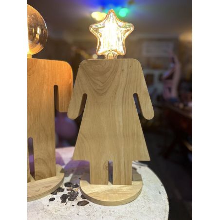 Adam & Eve Wooden Lamps Smithers Lighting &pound;190.00 product_features