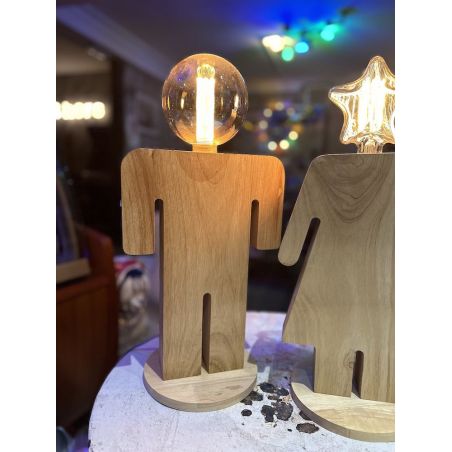 Adam & Eve Wooden Lamps Smithers Lighting &pound;190.00 product_features