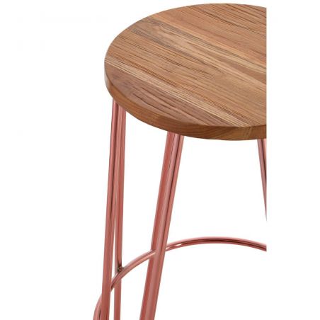 Hairpin Copper Bar Stools Smithers Bar Stools &pound;133.00 Elm Steel product_features