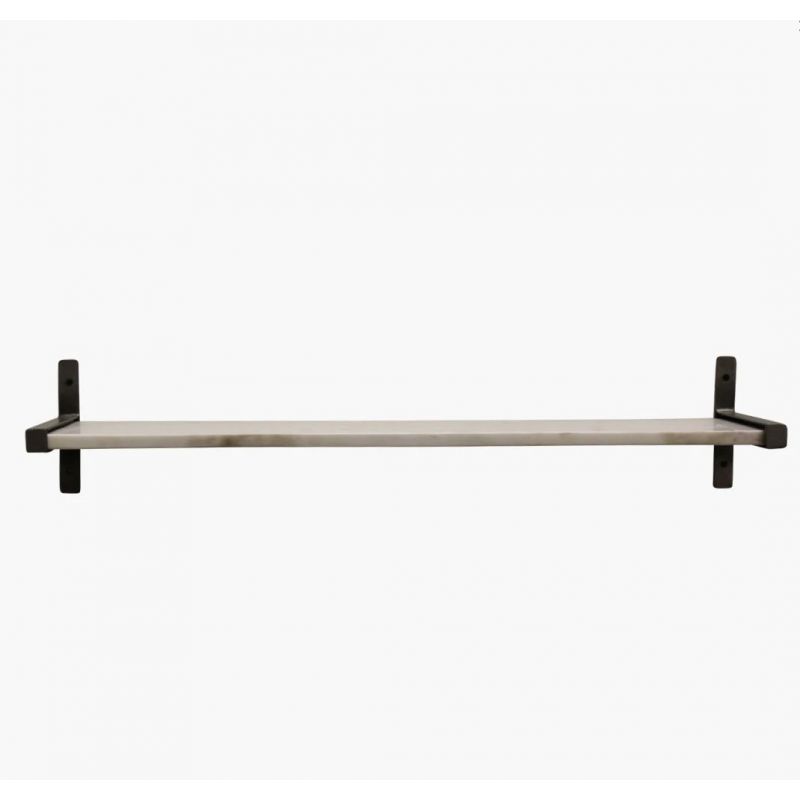 Marble Wall Shelf with Gold Brackets Smithers This And That £160.00 Bathroom Steel product_features