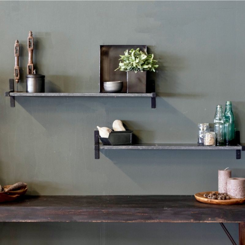 Marble Wall Shelf with Gold Brackets Smithers This And That £160.00 Bathroom Steel product_features