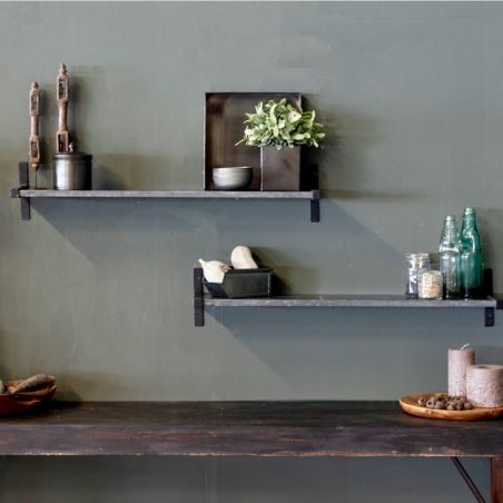 Marble Wall Shelf with Gold Brackets Smithers This And That £160.00 Bathroom Steel product_features