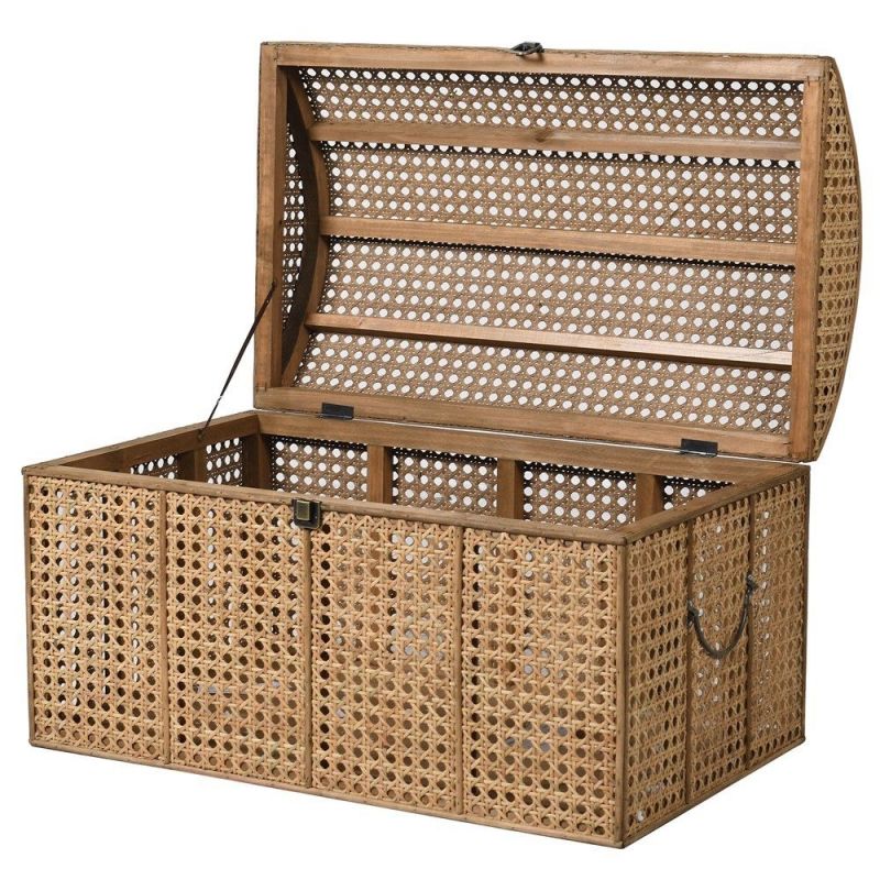 Rattan Storage Trunk Chest Smithers Rattan Furniture £225.00 Living Room Rattan product_features