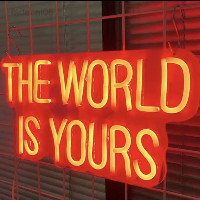 The World IS Yours Neon Sign Smithers Signs £110.00      product_features